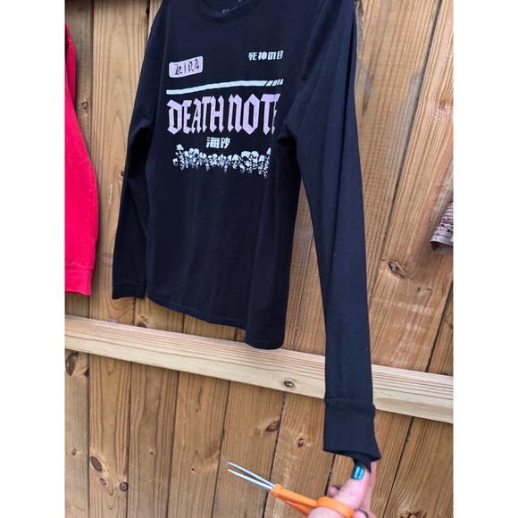 Death‎ Note Anime Long Sleeve Graphic T Shirt Amane Misa Manga Medium - Picture 2 of 7